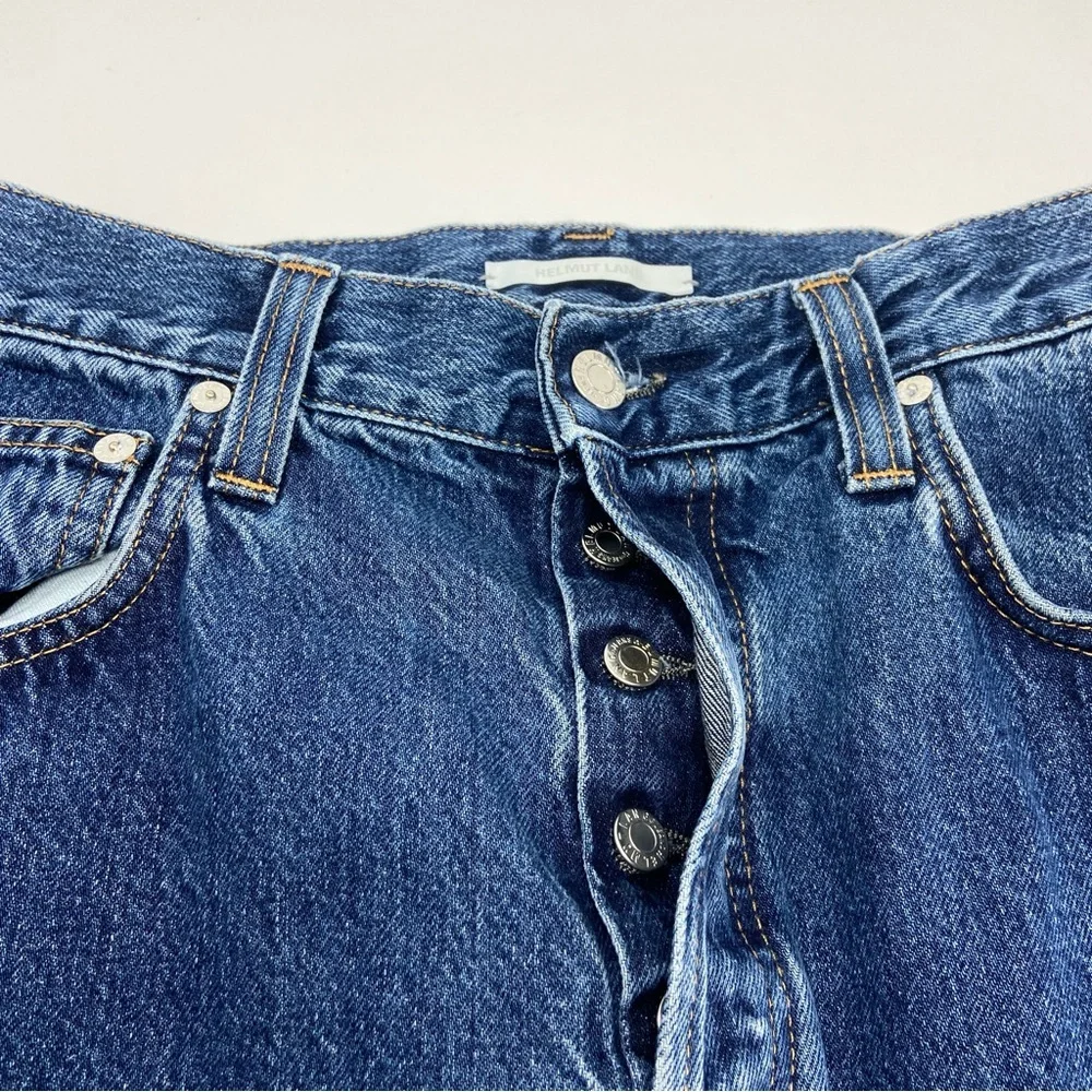 HELMUT LANG High Rise Straight Jeans - Picture 6 of 8